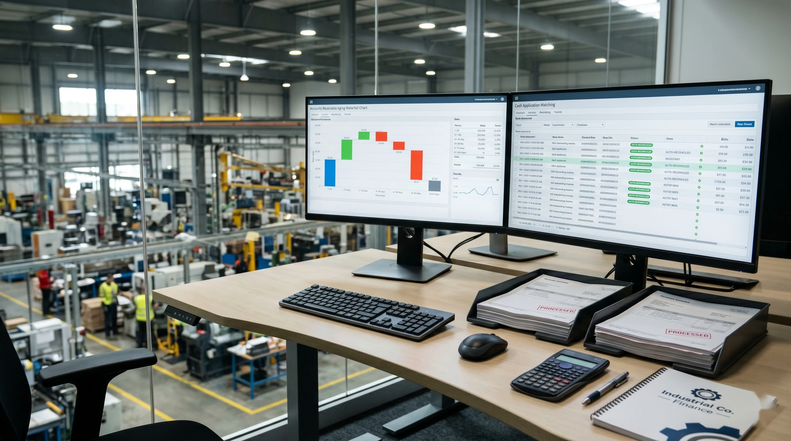 Dana AI finance dashboard — receivables, cash application, vendor onboarding