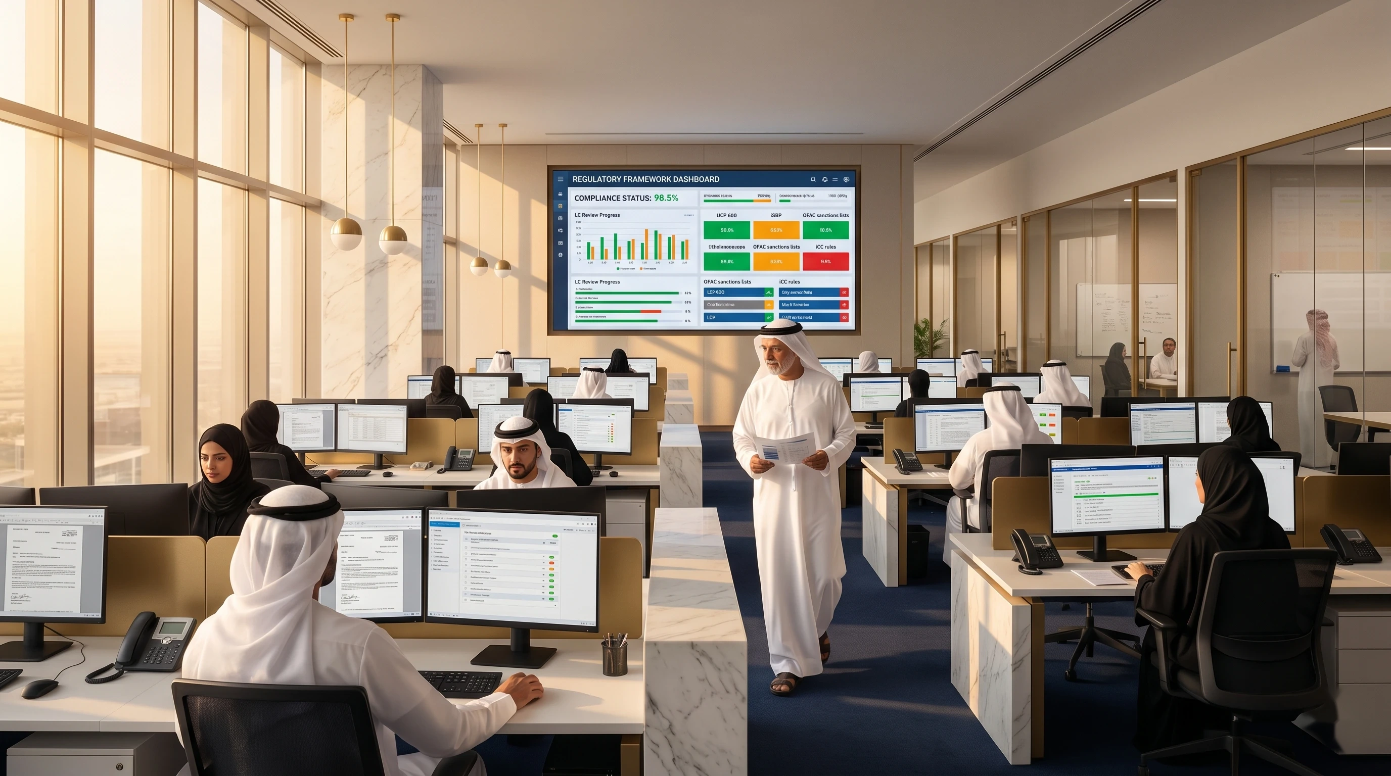 Dana AI for banking — trade finance with AI LC compliance dashboards