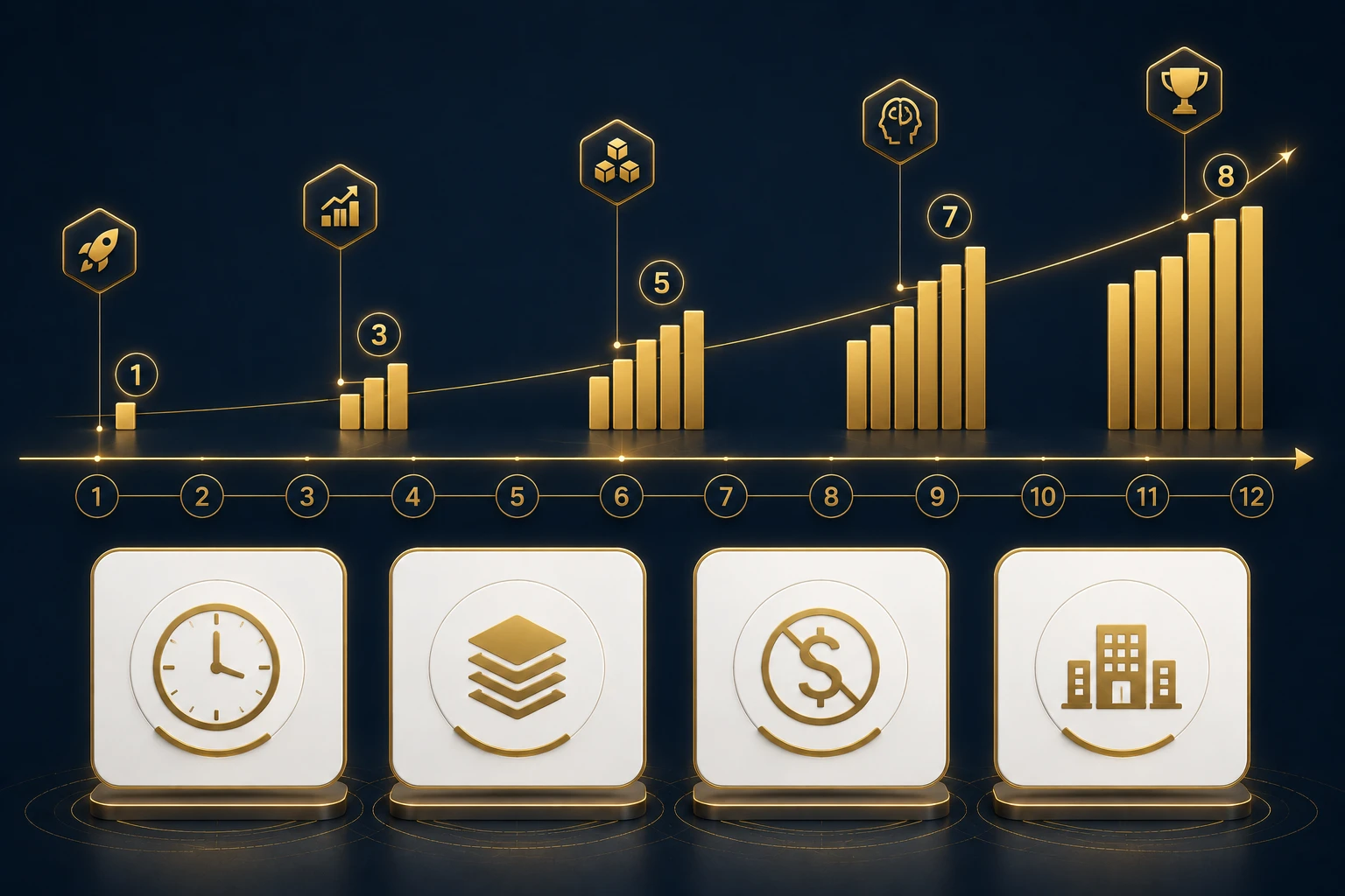 Dana AI anchor deployment timeline — 12 months, 8 capabilities, manufacturing outcomes
