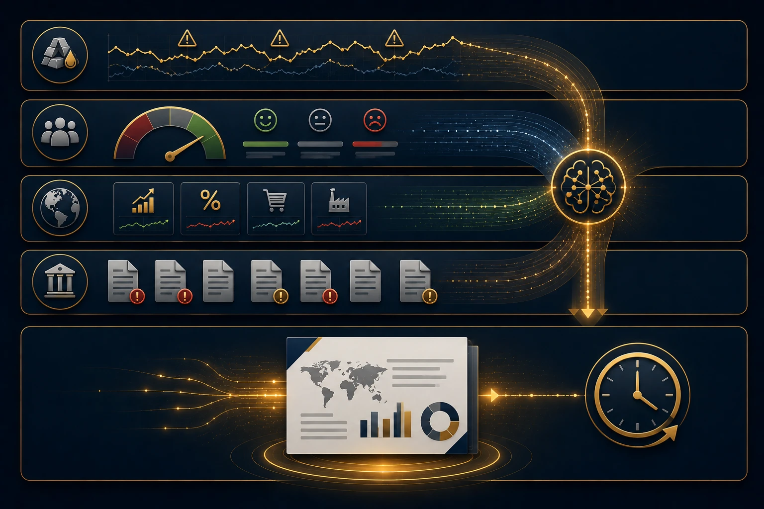 Dana AI market monitoring — four streams unified for industrial intelligence