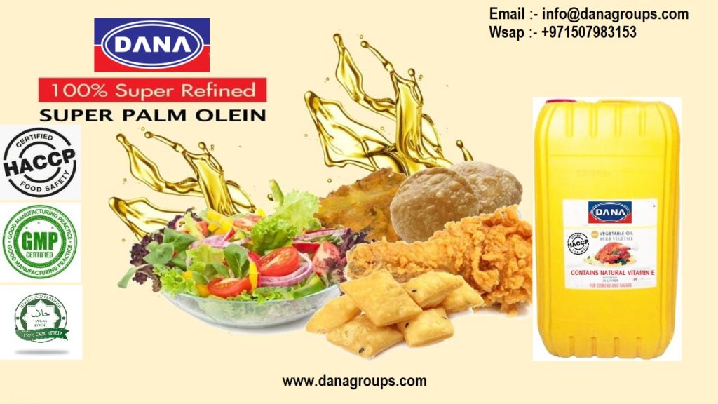DANA palm cooking oil can be used in frying