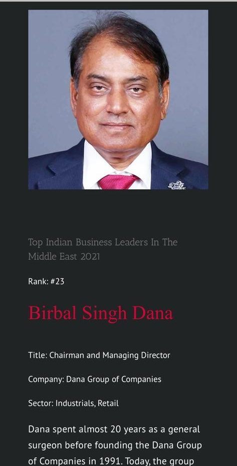 Dr. Birbal Singh Dana