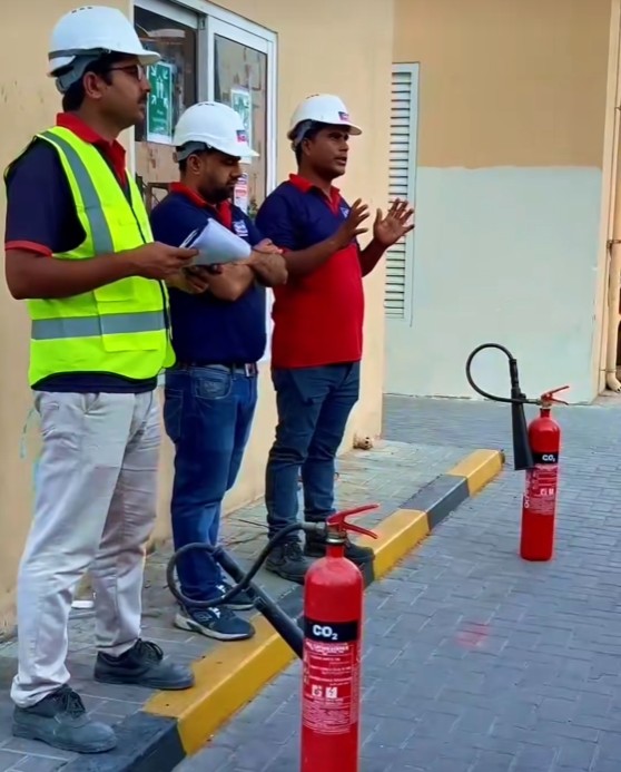 safety training at dana steel uae
